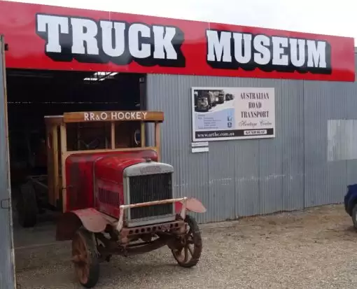 Museum Sign And Truck